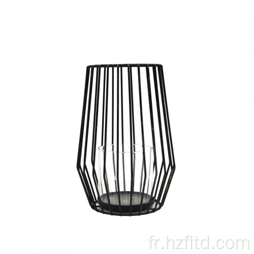 Black Metal Concise Style Metal Wire Bandlers